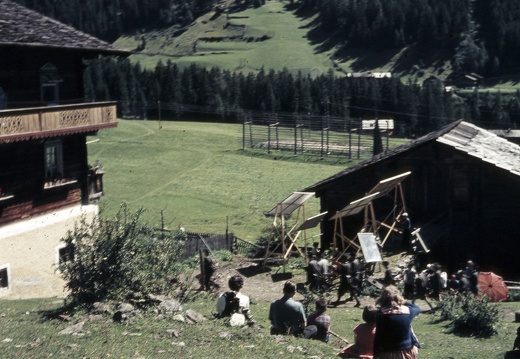 1956, Dreharbeiten Försterliesl