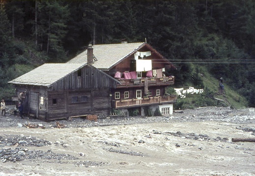Hochwasser 1966, Haus Oberhauser, Ködnitzbach