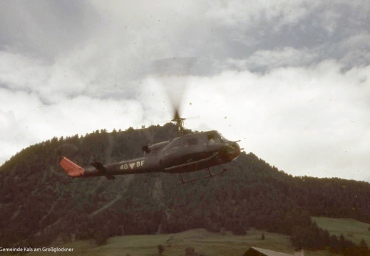 Hochwasser 1966, Versorgungsflüge