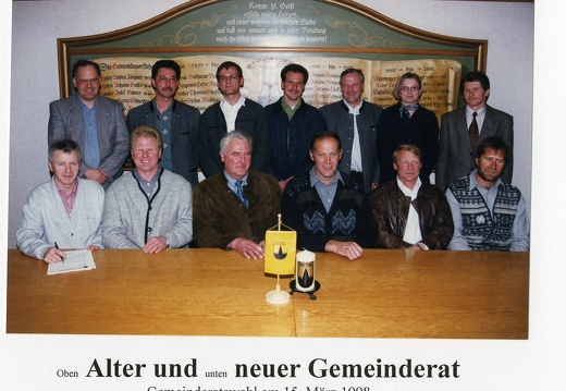 Gemeinderat 1998 - 2004 
