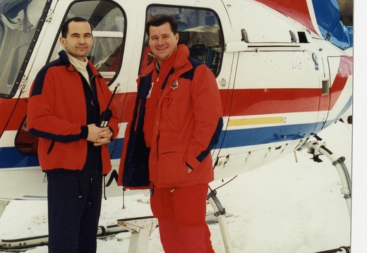 1996, Hubschraubereinsatz am Großglockner
