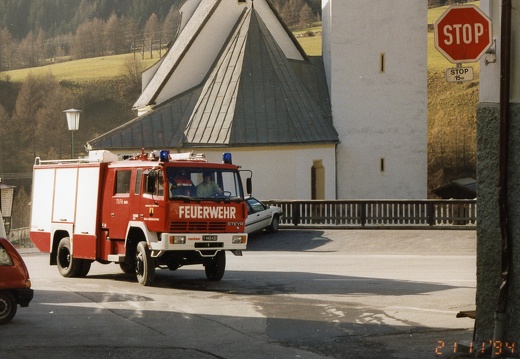 1994, Feuerwehreinsatz