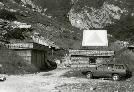 1994, Materialseilbahn zur Adlersruhe