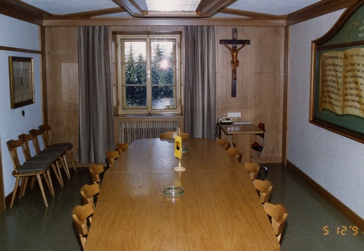 1991, Sitzungszimmer Gemeinde Kals