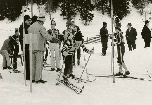 1976, Volkslanglauf 4 km  Loipe Taurer
