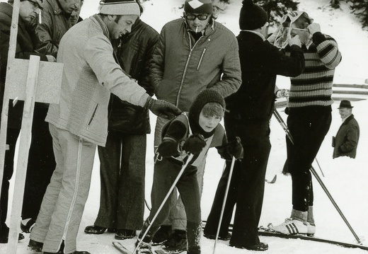 1976, Volkslanglauf 4 km  Loipe Taurer