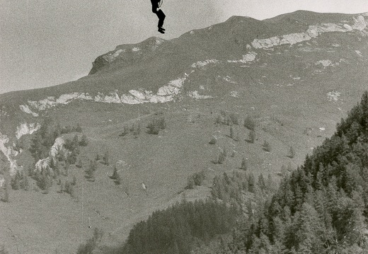 1975, Drachenflug vpm Glocknergipfel