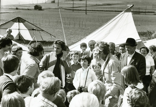 1975, Drachenflug vpm Glocknergipfel