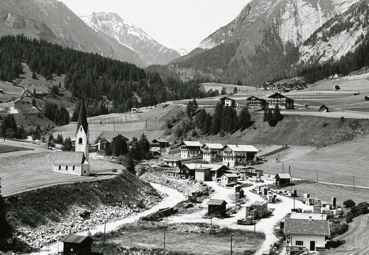 1975, Unterburg und Sägewerk