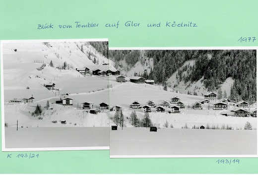 1977, Ködnitz und Glor