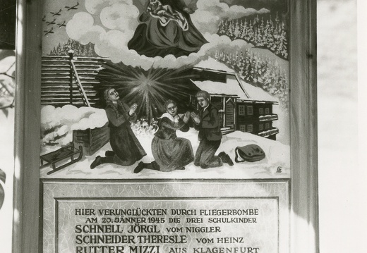 1990, Wegkreuz in Glor