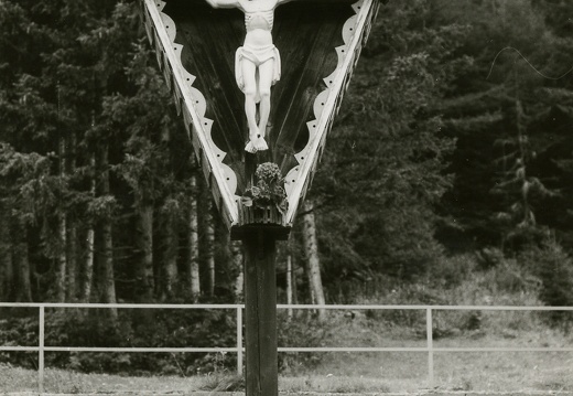 1976, Wegkreuz in Kals