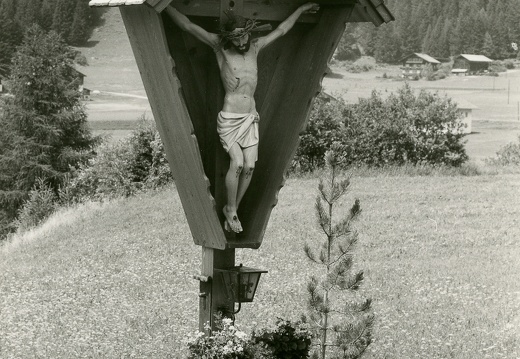 1990, Wegkreuz in Pradell