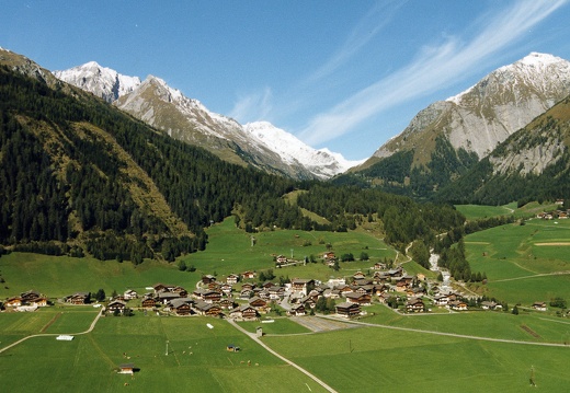 1999, Luftbild Großdorf