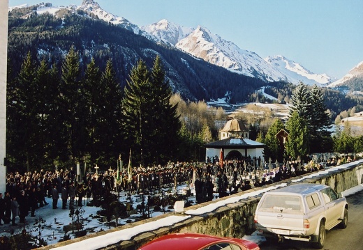 2003, Begräbnis Simon Rogl, Taurer