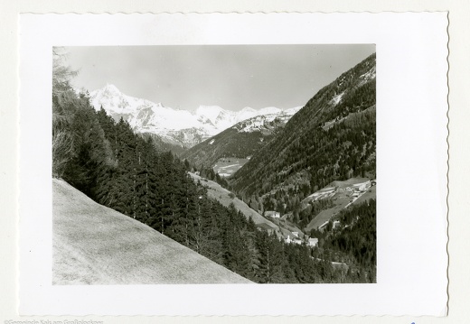 Historischer Blick ins Kalsertal