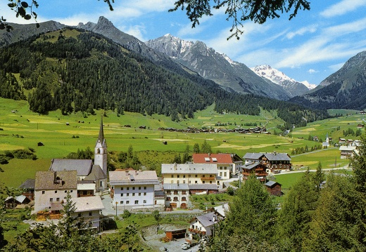 Ansichtskarte Ködnitz, Großdorf und Burg