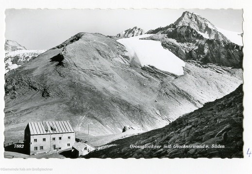 Ansichtskarte Stüdlhütte mit Großglockner