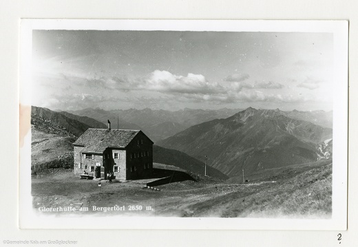 Ansichtskarte Glorerhütte
