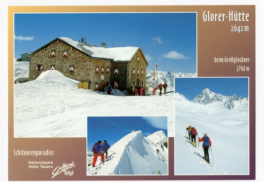 Ansichtskarte Glorerhütte