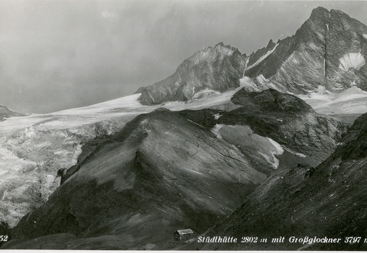 Ansichtskarte Stüdlhütte mit Großglockner