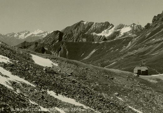 Ansichtskarte Glorerhütte am Bergertöl