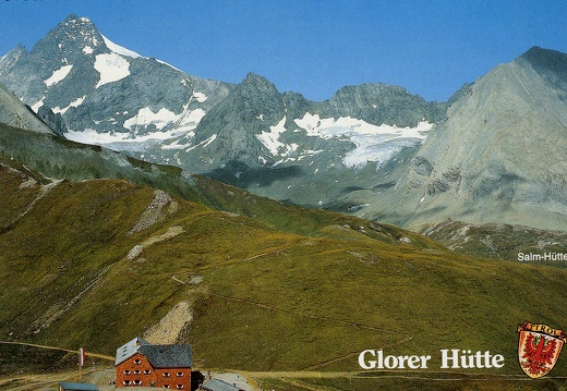 Ansichtskarte Glorerhütte mit Großglockner