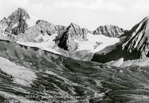 Ansichtskarte Salmhütte mit Großglockner