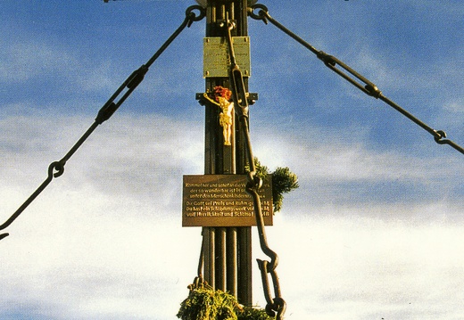 Das Gipfelkreuz am Großglockner