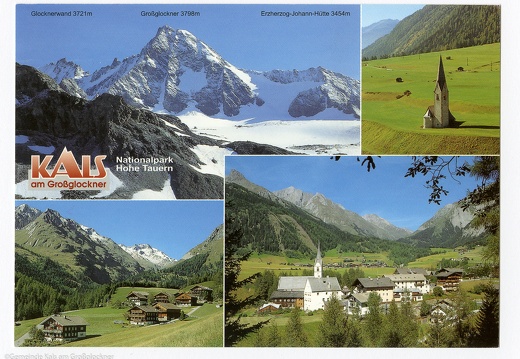 Grußkarte Sommerurlaub in Kals