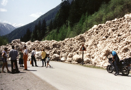 1997, Lawinenabgang im Mai