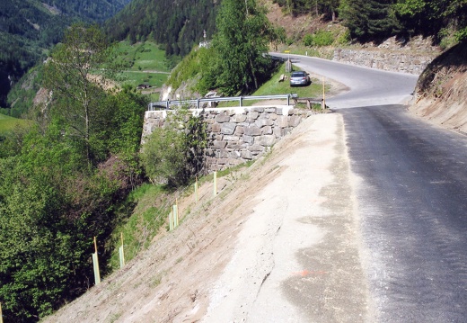 2006, Erneuerung Zufahrtsweg zum Plattner