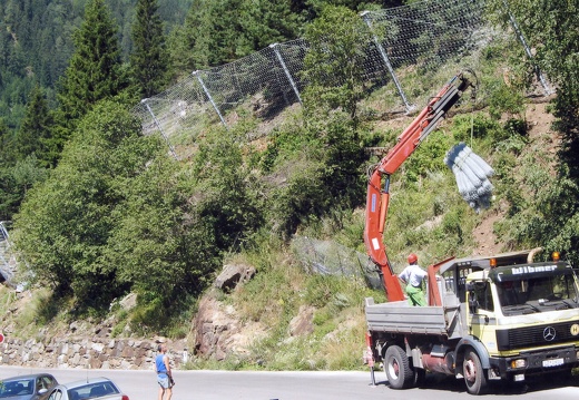 2006, Straßensicherungsarbeiten