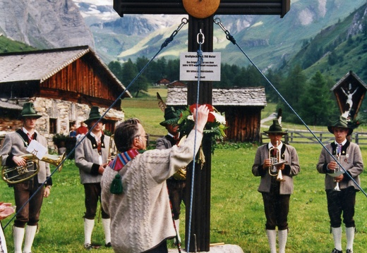 1999, Restaurierung Glocknerkreuz