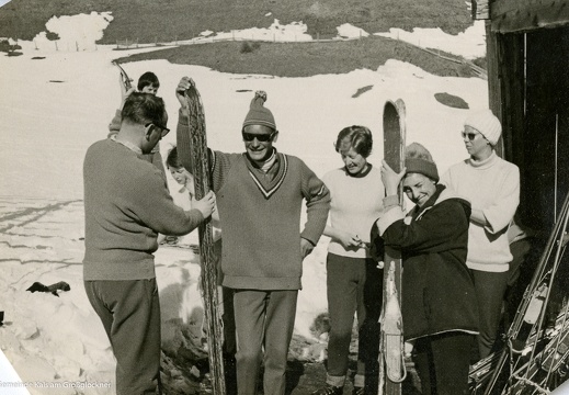 ca. 1968, Kalser Schilehrer