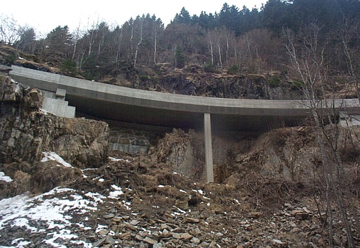 ca. 2000, Hangbrücke in Staniska