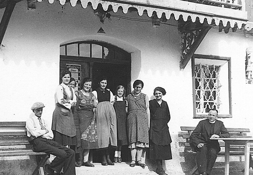 1950, Team vom Gasthof Oberwirt