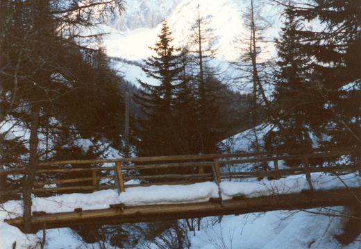 1990, alte Jochsteg Dorferbach