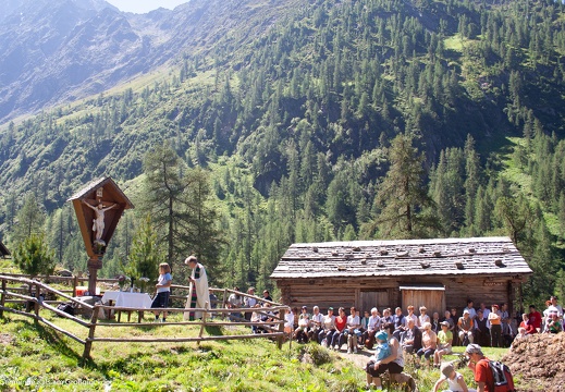 2006, Messe in der Lesacher Alm