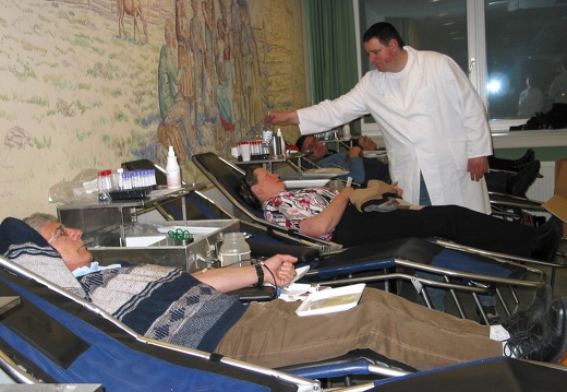 2006, Blutspendeaktion