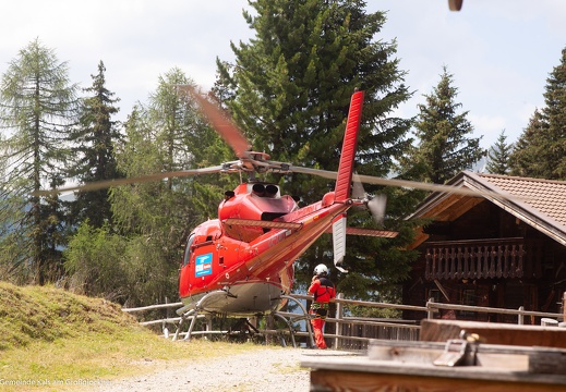 2013, Hubschraubeeinsatz