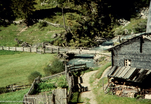 ca. 1967, Eingang zum Dorfertal