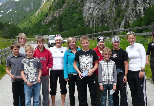 2009, ÖSV-Damen am Großglockner