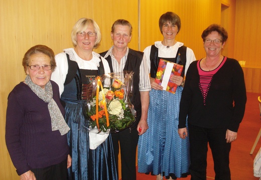 2012, Ehrung Ortsbäuerinnen