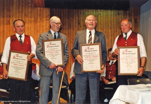 1993, Sängerehrung