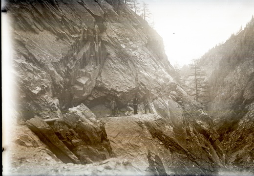 Bau Weg durch Dabaklamm