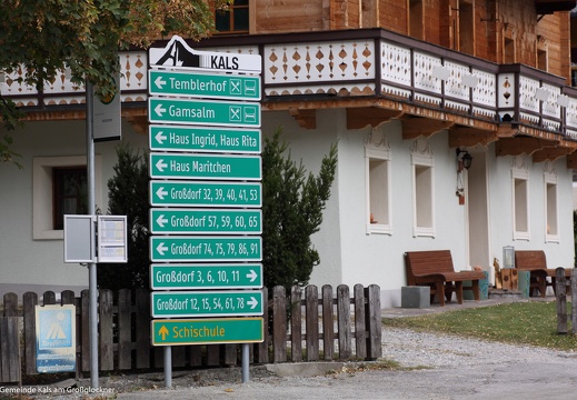 2016, Ortsleitsystem Kals