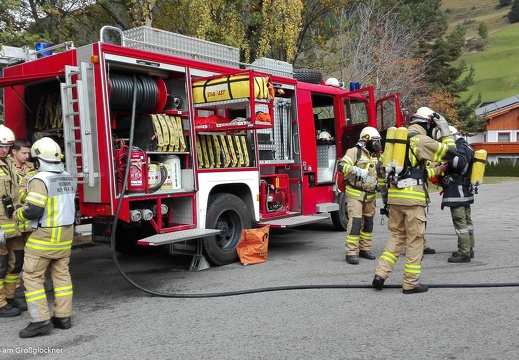 2016, Feuerwehrübung Schule