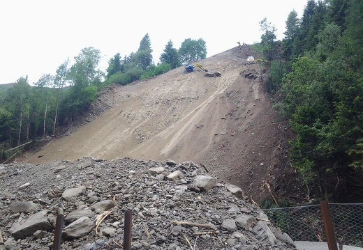 2016, Bergsturz  Ruigrabengalerie