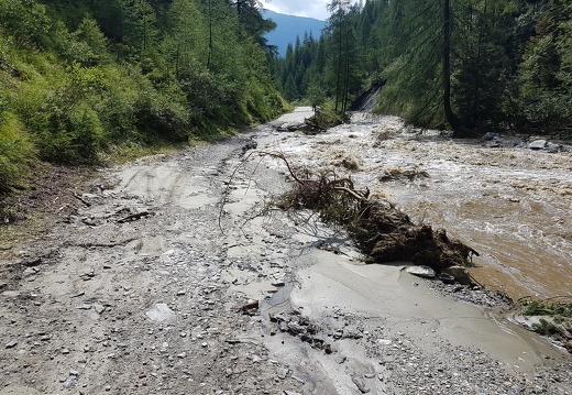 2017, Hochwasser Dorferbach